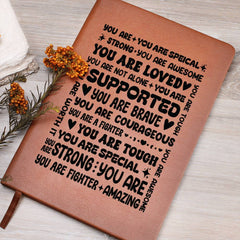 You Are a Fighter – Leather Journal